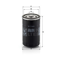 Фильтр масляный MANN-FILTER W 719/5